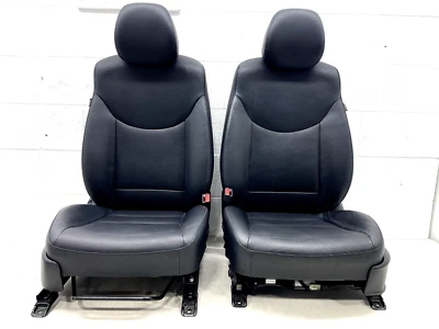 Hyundai Elantra 2014-2016 delantero izquierdo derecho cuero negro asientos térmicos OEM Foto 1 de 4