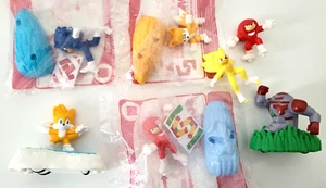 Sonic The Hedgehog 2 Toys LOT of 7 Tails Knuckles Eggman Surprise McDonalds 2022 - Picture 1 of 8