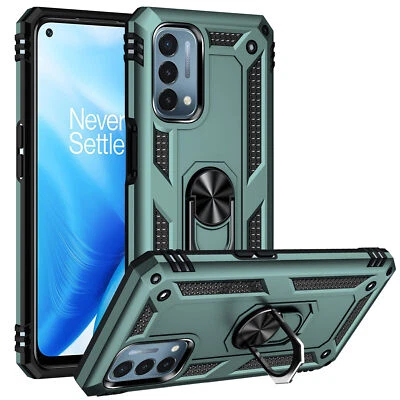 For OnePlus Nord N200 5G Case Ring Kickstand Cover +Tempered Glass - Image 1 of 4