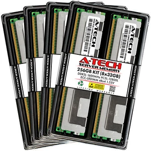 256GB 8x 32GB PC3L-12800L LRDIMM ASUS Z9PA-D8 Z9PA-D8C Z9PH-D16 Memory RAM - Picture 1 of 5