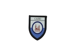 Patch printed embroidery travel souvenir shield city flag cairo egypt - Picture 1 of 1