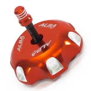 Tapa Gas Billet Raptor 660 350 YFM 660 YFM 350 Alba Racing Naranja 403 T6 O - Imagen 1 de 5