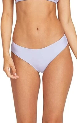 Volcom 241449 Womens Solid Cheeky Swimsuit Bikini Bottom Violet Size Large - Image 1 of 3