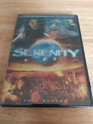 Serenity (DVD, 2005, Full Frame) Summer Glau, Nathan Fillion ~ New Sealed - Image 1 of 2