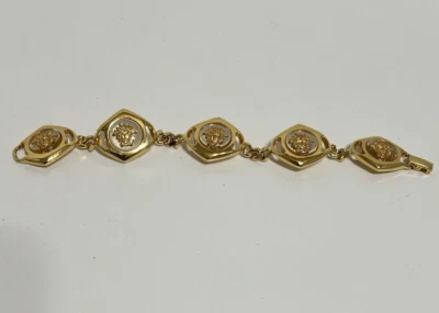 Pulsera Medusa De Colección Gianni Versace Oro Transparente Foto 1 de 4