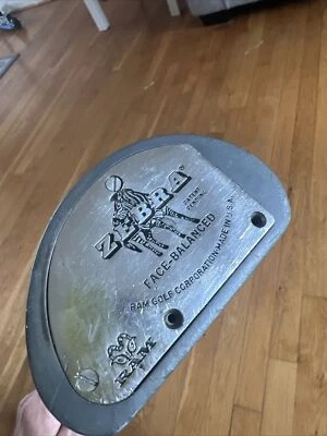 Ram Zebra Face-Balanced Black Golf Putter, Right Handed 35” Steel Shaft - Image 1 of 4
