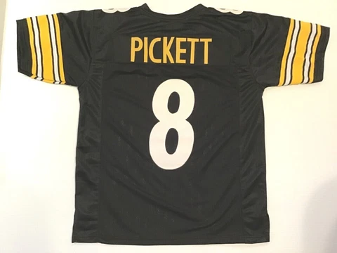UNSIGNED CUSTOM Sewn Stitched Kenny Pickett Black Jersey - M, L, XL, 2XL Cover