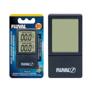 Fluval 2-in-1 Digital Aquarium Thermometer, Ideal for fresh & salt water tanks - Picture 1 of 7
