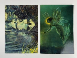Fire Art Fairies 11 Note Cards envelopes Gift Set 2003 John Grimshaw John Black - Imagen 1 de 9