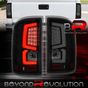 For 2014-2018 GMC Sierra Black Housing LED Tail Lights Brake Stop Signal Lamps - Bild 1 von 7