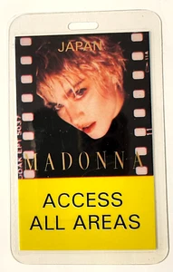 MADONNA - World Tour 1987 - Live In Japan Laminado 'ACCESO A TODAS LAS ÁREAS, ANTIGUO Y NUEVO - Imagen 1 de 3