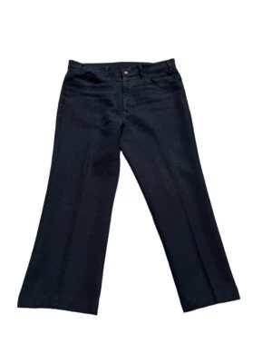 Pantalones de poliéster vintage años 80 Levi’s 517 corte bota para hombre 36x30 (36x27) azul marino Foto 1 de 4