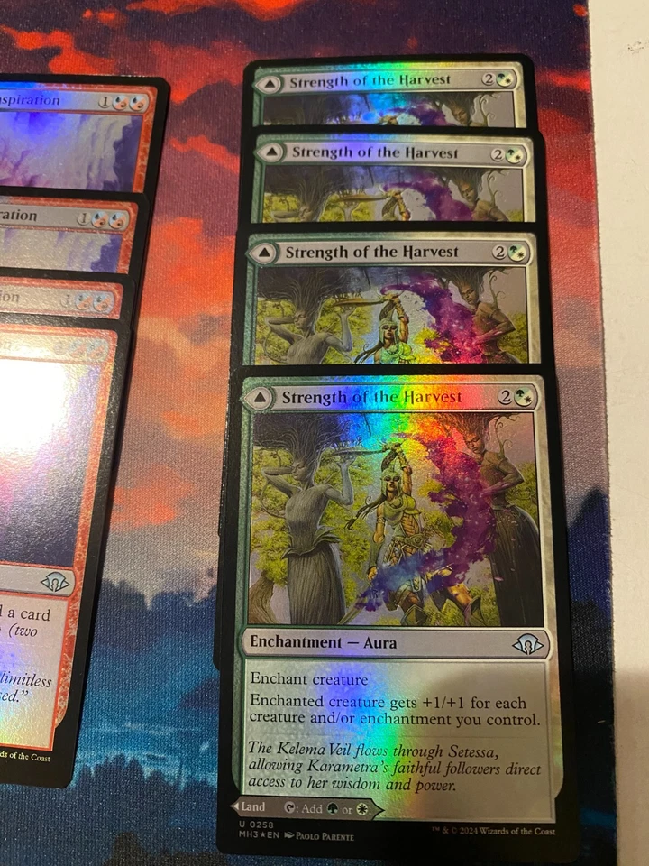 MTG Modern Horizons 3 Strength of the Harvest Foil x 4 - Image 1 of 1