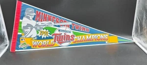 Minnesota Twins 1991 World Champions Pennant-Type Pennant-type Banner - Picture 1 of 2