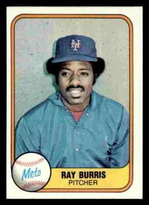 1981 Fleer Ray Burris #328 - New York Mets - Image 1 of 2