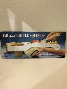 Jar and Squeegee Gets Out The Last Of Your Spread Dressing Peanut Butter VTG NEW - Picture 1 of 4