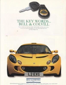Rare 2005 Bell & Colvill Lotus Elise Print-Ad / Great Photo - Picture 1 of 1