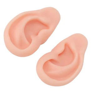 (Colore pelle chiara) Modello orecchio artificiale silicone modello orecchio umano riutilizzabile FANTASTICO - Foto 1 di 12