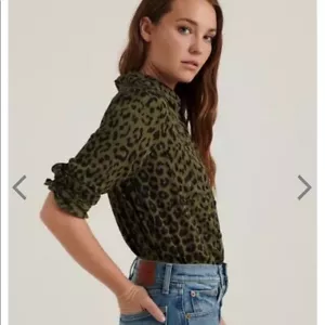 Neu Lucky Brand - weicher Pullover Top Leopard Größe S - Bild 1 von 9