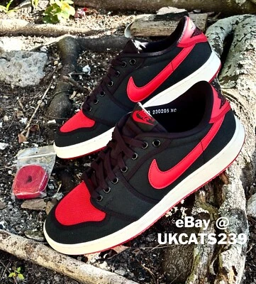 Nike Air Jordan 1 KO Zapatos Bajos “Bred” Negro Rojo DX4981-006 Para hombres Multi Tallas NUEVO Foto 1 de 4