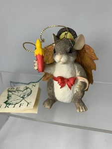 Charming Tails "MAXINES ANGE ORNAMENT " DEAN GRIFF Christmas ORNAMENT - Picture 1 of 11