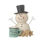 Heaven Sends This Is How Merry Happens Snowman Novelty Christmas Decoration