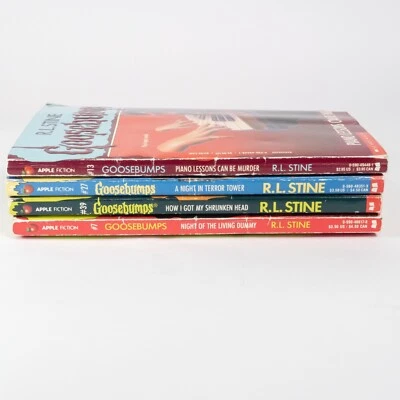 Lot Of 4 Various R.L. Stine Goosebumps Books # 7,13,27,39 - Imagem 1 de 4