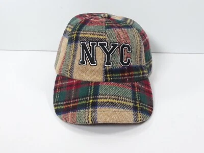 Gorra de béisbol Steve Madden para mujer NYC a cuadros ajustable con tirantes Foto 1 de 4