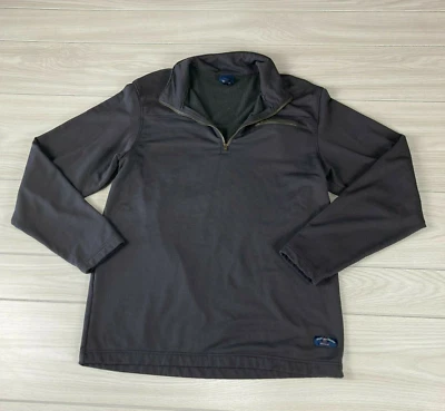 Bills Khakis Pullover Large 1/4 Zip Collar Charcoal Gray Lightweight Thermal - Image 1 of 4
