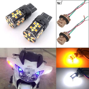 No Resistor Switchback LED for Honda ST1300 2003-12 Turn Signal w/ Daytime Light - Picture 1 of 12