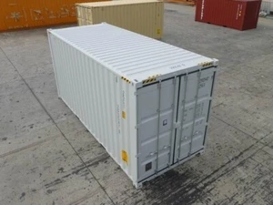 20`HC Seecontainer RAL 7035 Lagercontainer Reifencontainer Stahlcontainer - Bild 1 von 9