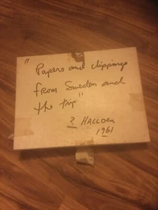 Papiere und Ausschnitte aus Schwedenreise 1961 - Fotos, Postkarten etc. - Bild 1 von 12