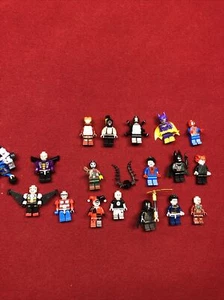 Mixed Lot Lego Mini Figures And Accessories Marvel , Dc, Spider-Man Batman - Picture 1 of 11