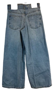 NEW Zara Girl’s Jeans 13-14yrs Wide Leg Y2K Bottoms Denim Baggy Distressed B9 - Picture 1 of 8