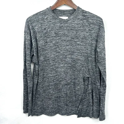 Camisa Isabel Marant Etoile Mujer S 34 Gris Manga Larga Silenciosa Lujo Lino Lana Foto 1 de 4