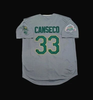 Jose Canseco Oakland A's 球衣复古 1989 年带海湾战役补丁出售 — 第 1/4 张图片