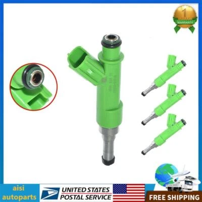 4PCS Fuel Injectors For 2009-2019 Toyota Camry RAV4 Highlander Venza Avalon Foto 1 de 4