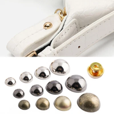 10Pcs Dome Rivet Screw Spike Studs Mushroom Bag Craft Decoration 8/10/12/20mm - Image 1 of 4