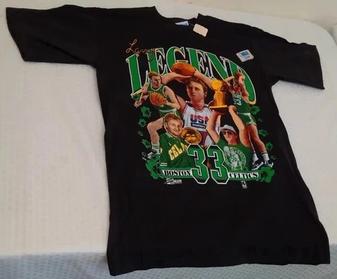 Vintage Salem NBA Basketball Shirt New Larry Bird Legend Celtics Dream Team M Cover