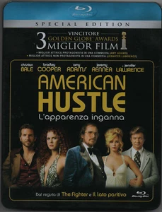 American Hustle (D. O. Russell, 2013) blu ray Steelbook Eagle Pictures - Foto 1 di 1