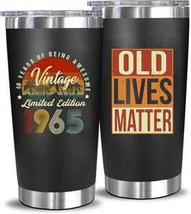 Funny 60th Birthday Gifts for Men - 20 Oz Tumbler - Picture 1 of 9
