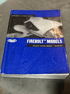 2006 Firebolt Models Buell Official Factory Service Manual 99493-06Y Motorcycle - Picture 1 of 5