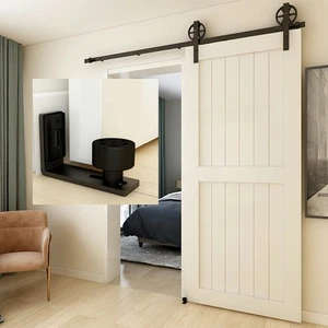 1-teiliges Bodenführung für Schiebetür Scheunentor Beschlag-Set verstellbar reibungsloser Betrieb - Bild 1 von 5