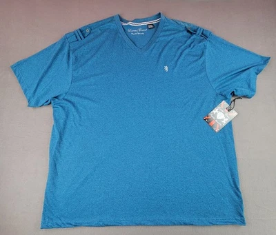 Camiseta Lions Crest English Laundry Hombre 5XL Azul Aqua Cuello en V Foto 1 de 4