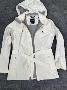 The North Face giacca antipioggia donna avorio con cintura e cappuccio taglia SP - Foto 1 di 14