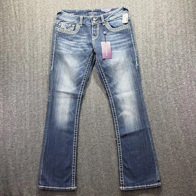 Vigoss Jeans Womens 9/10 Medium Wash Dublin Boot Cut Premium Denim Maurices - Image 1 of 4
