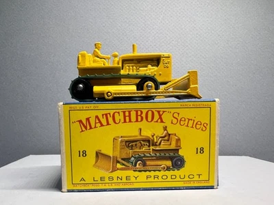 Matchbox Regular Wheels # 18 CATERPILLAR BULLDOZER *BPW* - Image 1 of 4