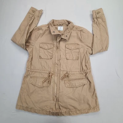 Old Navy Jacket Womens Large Beige Utility Casual Stylish Comfort Versatile - Image 1 of 4