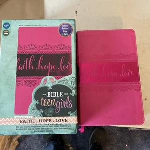 Bible for Teen Girls : New International Version, Pink, Italian Duo-tone, Gro... - Picture 1 of 9