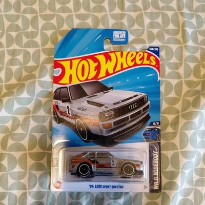 2025 Hot Wheels '84 Audi Sport Quattro RTH охота за сокровищами длинная карта новый чехол P - Изображение 1 из 4